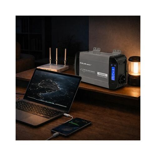 Qoltec tīra sinusa viļņu invertors |
