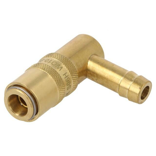 PNEUMAT Quick connection coupling; angled 90°