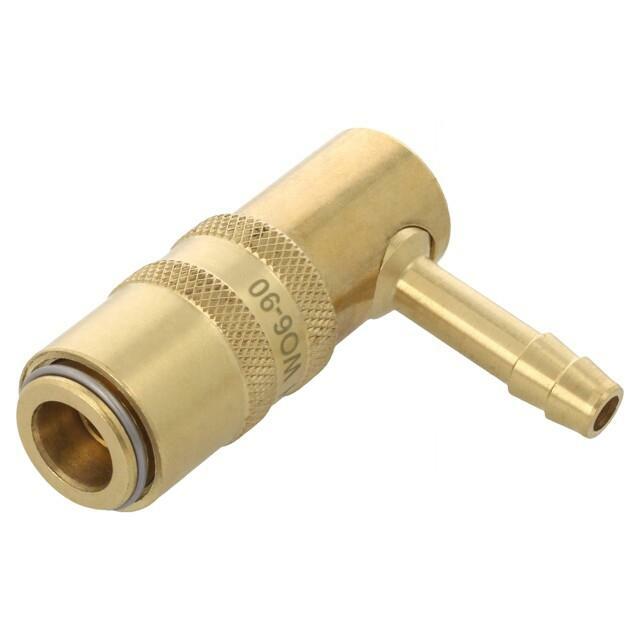 PNEUMAT Quick connection coupling; angled 90°