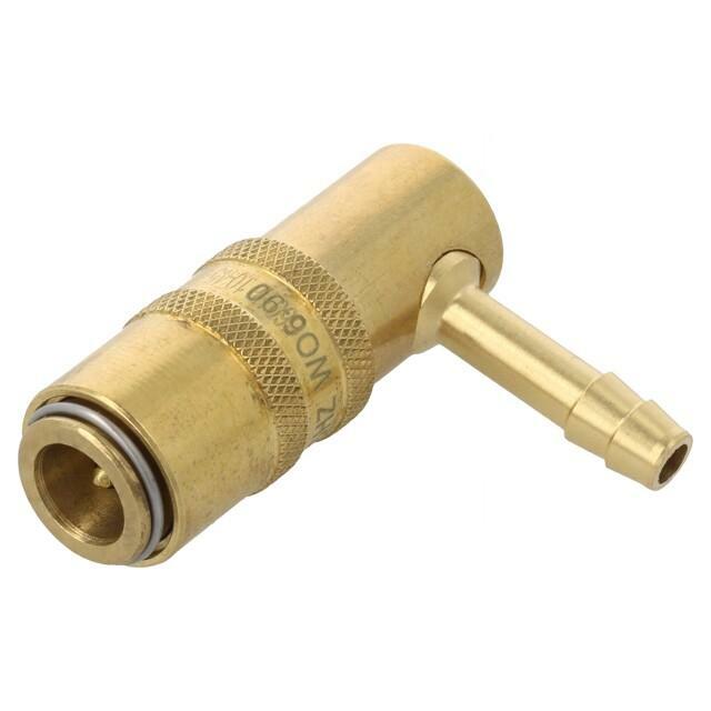 PNEUMAT Quick connection coupling; angled 90°