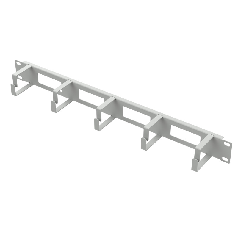 Rack 19" 1U kabeļu organizators 5
