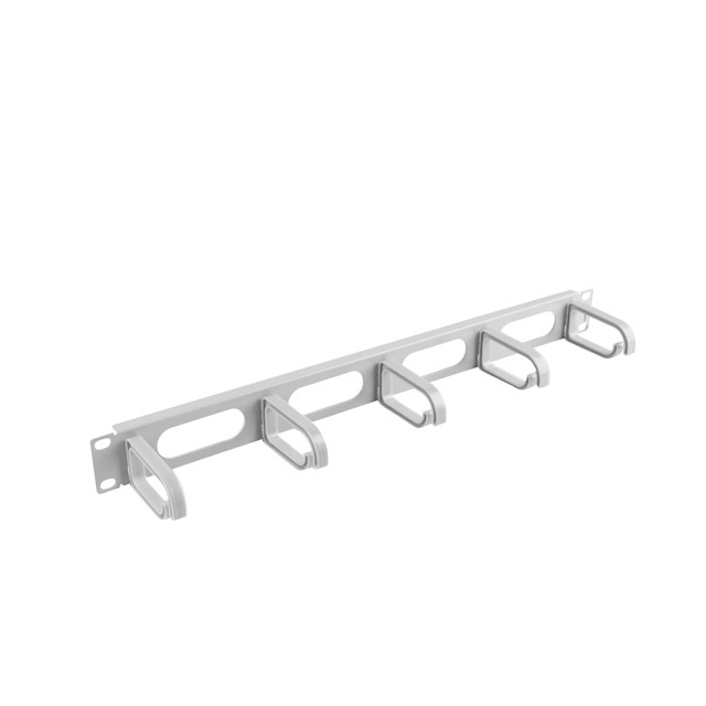 Rack 19" 1U kabeļu organizators 5