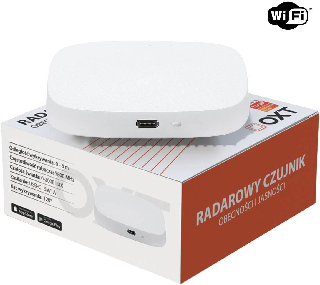 Radara klātbūtnes un gaismas sensors USB