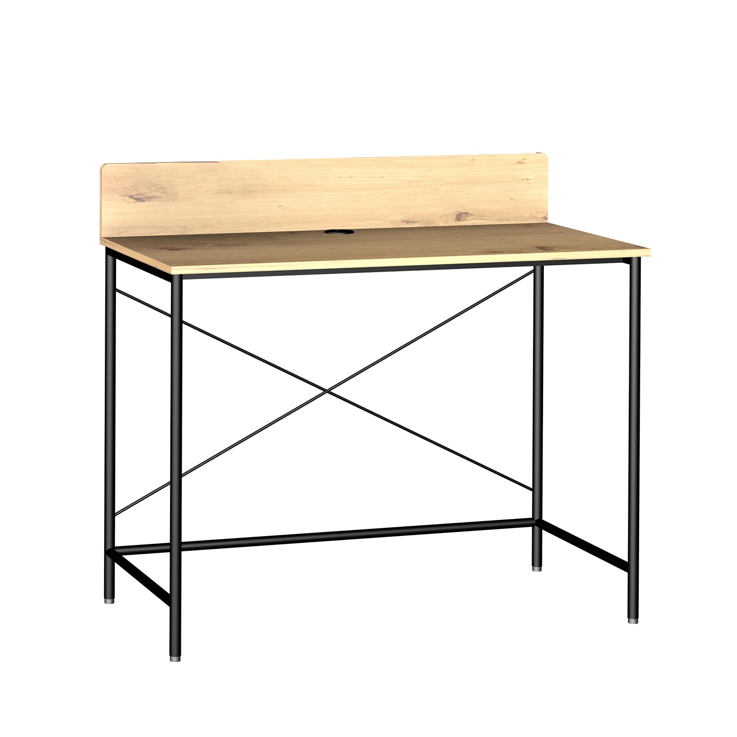 Rakstāmgalds HEDVIG 100x49,5xH102cm, osis/melns |