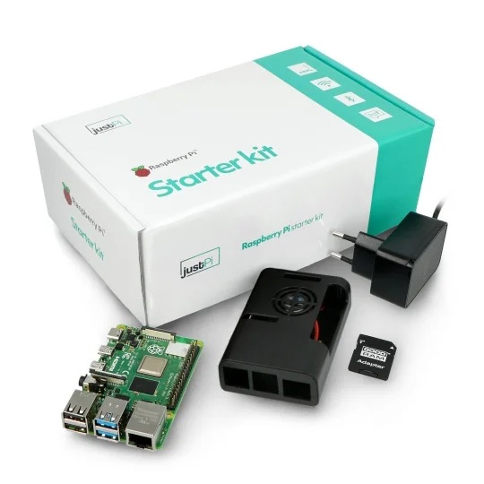 JustPi Raspberry Pi 4B 4GB sākuma