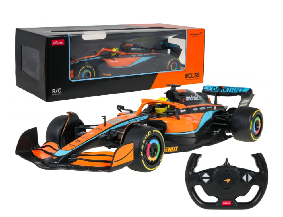 Rastar McLaren F1 MCL36 Radiovadāma Mašīna