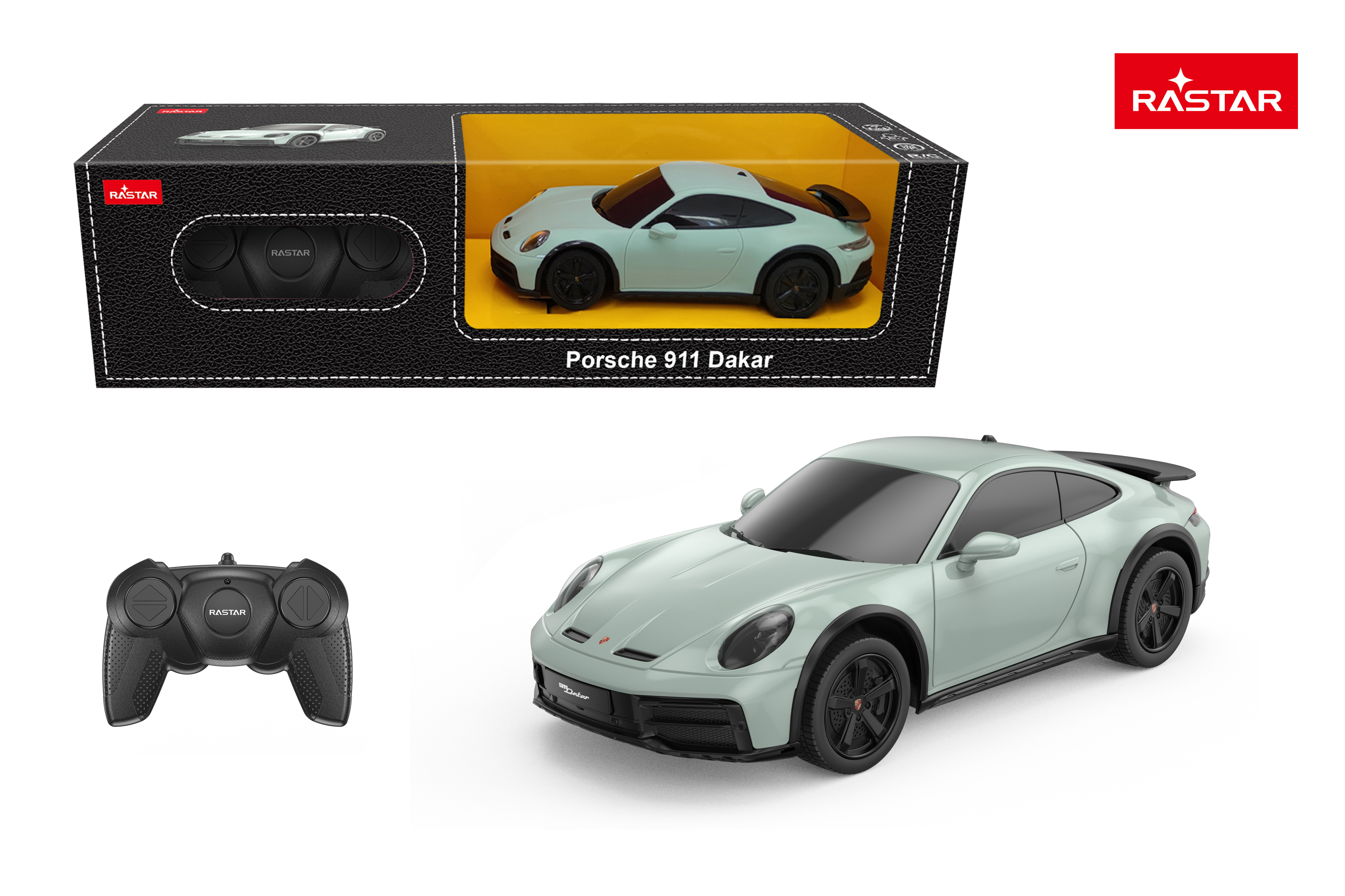 RASTAR R/C 1:24 radiovadāms auto Porsche