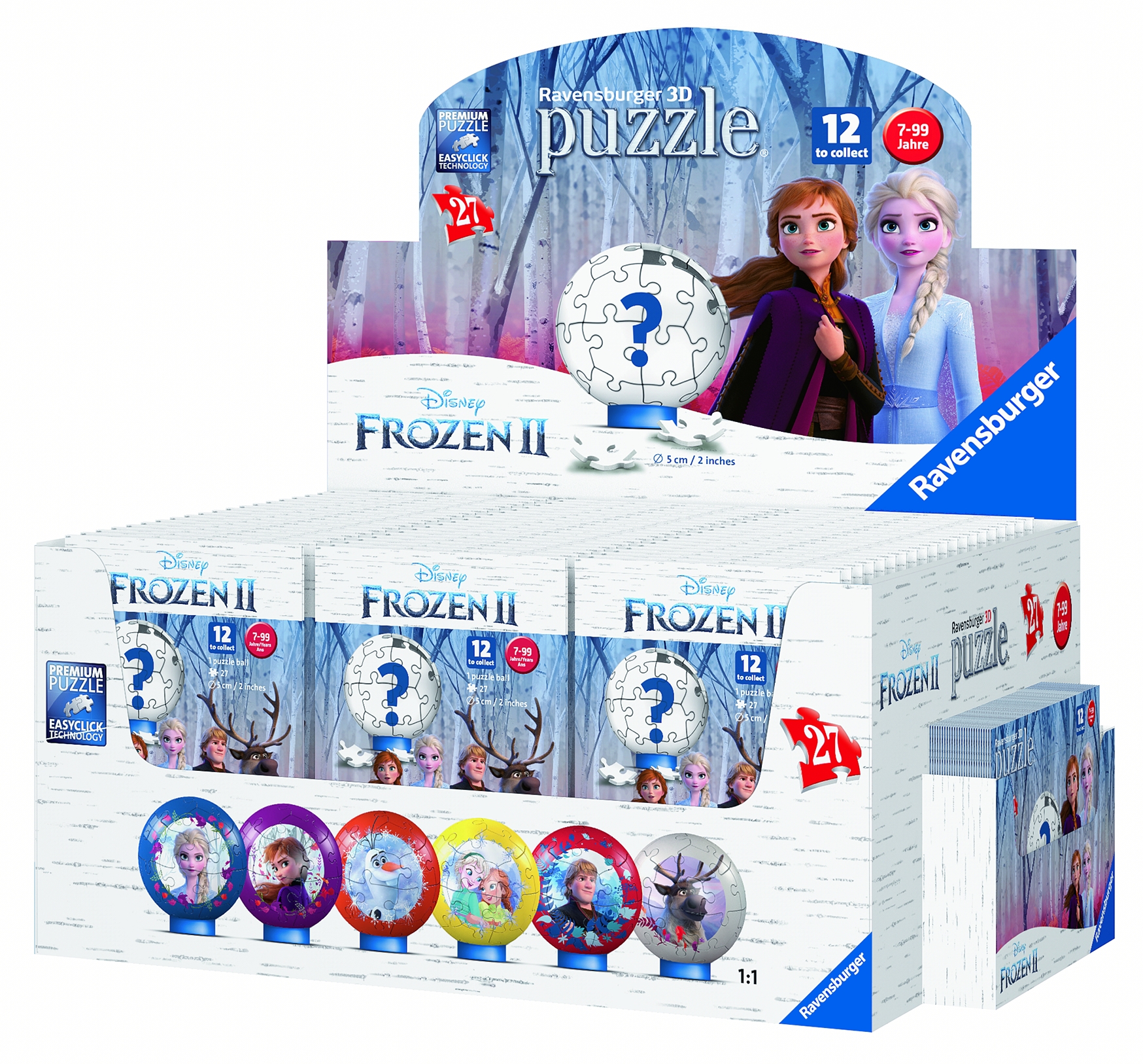 RAVENSBURGER PUZZLE RAVENSBURGER 3D puzle Frozen