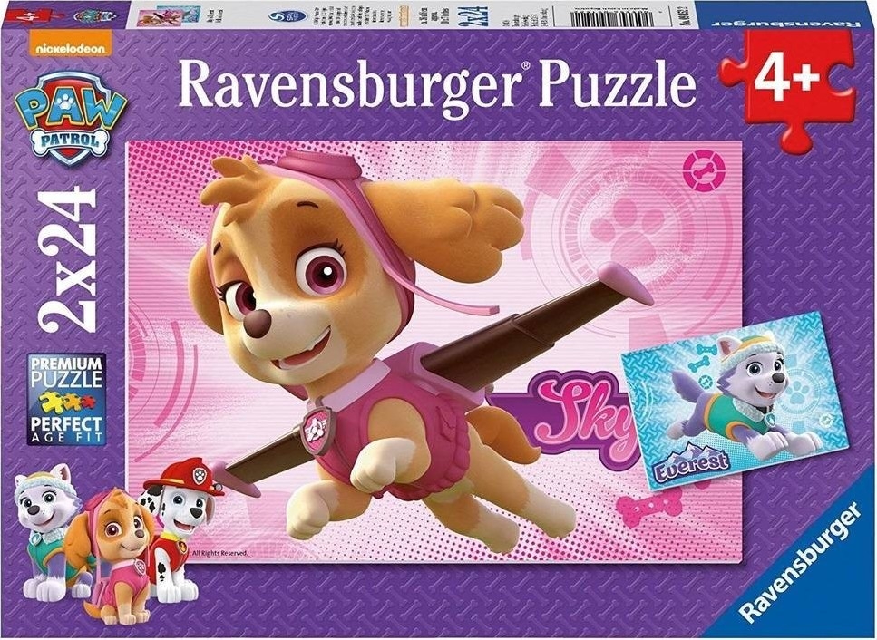 RAVENSBURGER puzle Skye & Everest 2x24