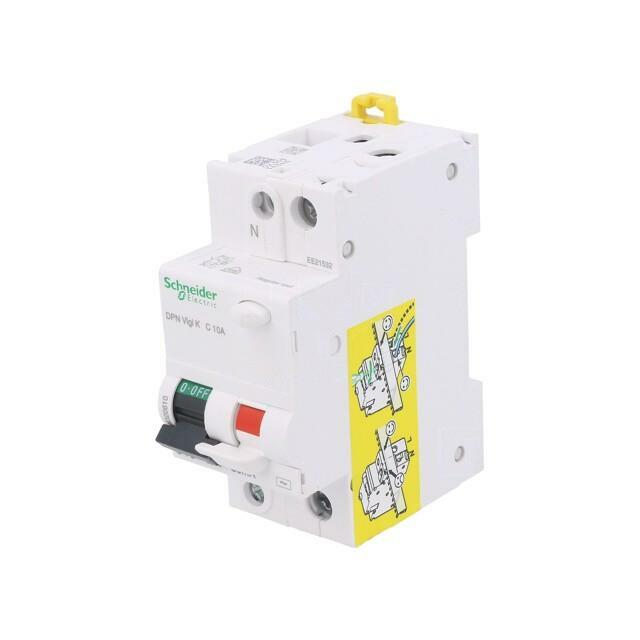 SCHNEIDER ELECTRIC RCBO breaker; Inom: 10A
