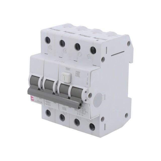 ETI POLAM RCBO breaker; Inom: 10A
