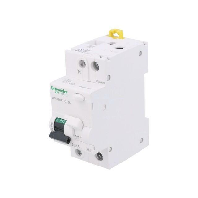 SCHNEIDER ELECTRIC RCBO breaker; Inom: 16A