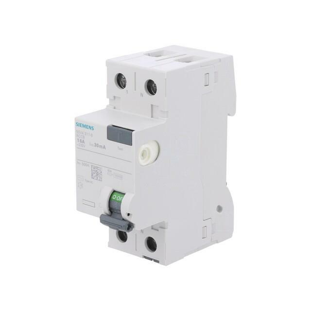 SIEMENS RCD breaker; Inom: 16A; Ires: