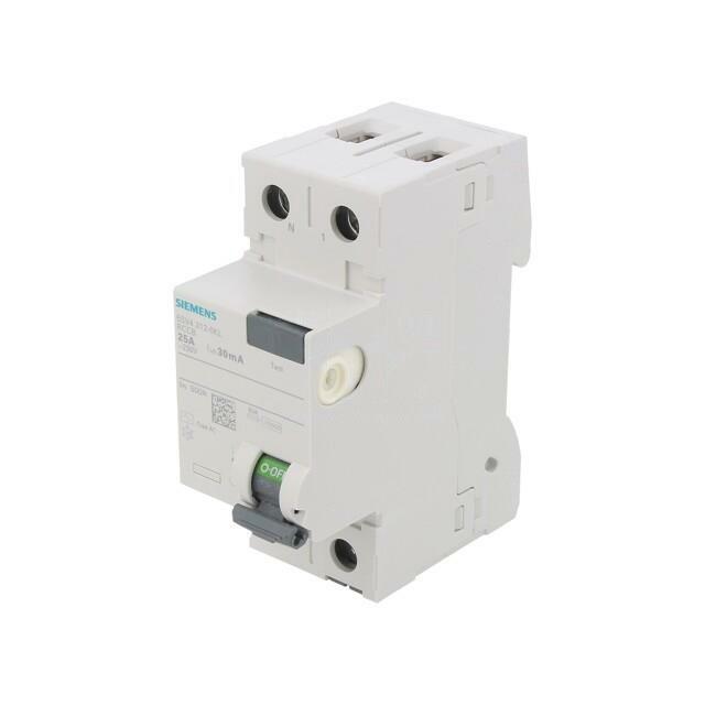 SIEMENS RCD breaker; Inom: 25A; Ires: