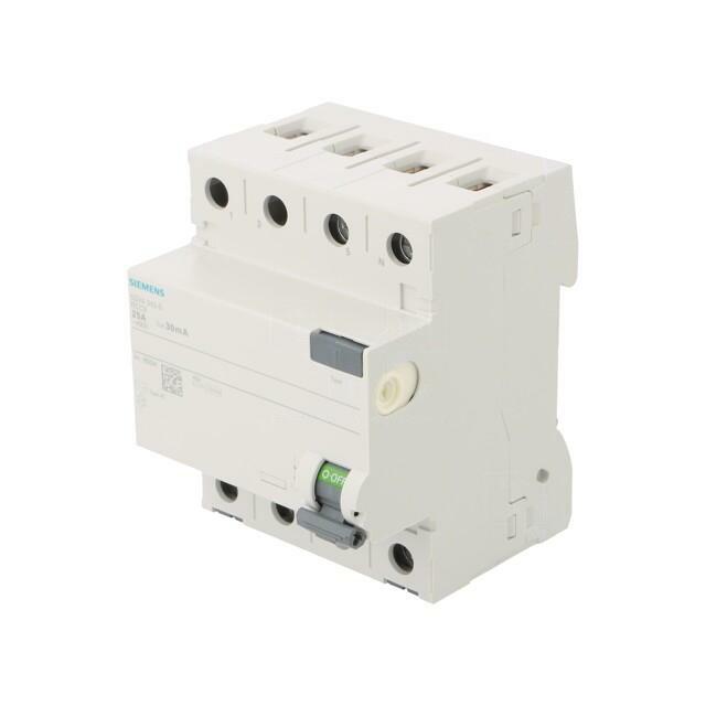 SIEMENS RCD breaker; Inom: 25A; Ires: