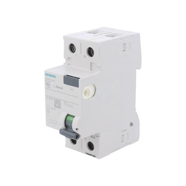SIEMENS RCD breaker; Inom: 40A; Ires: