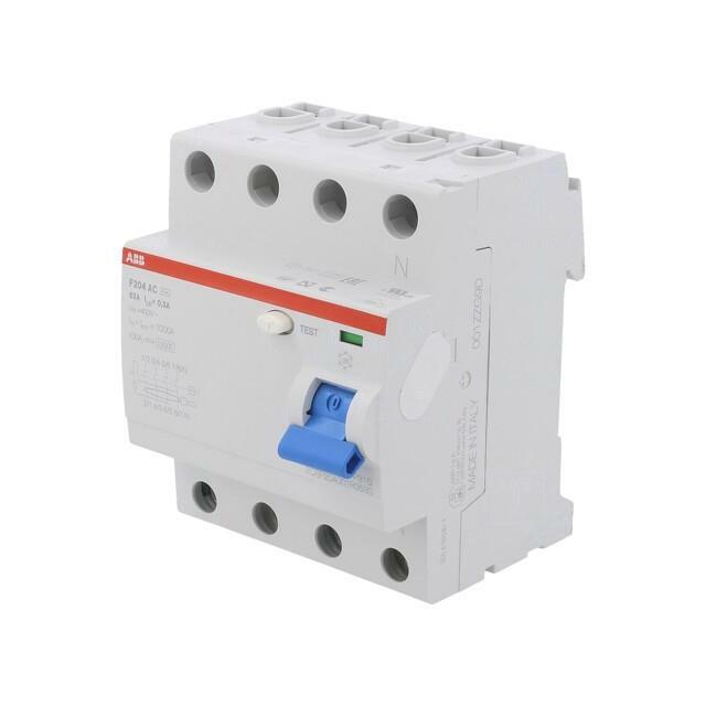 ABB RCD breaker; Inom: 63A; Ires: