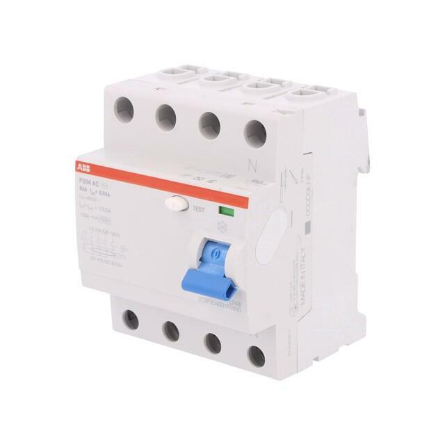 ABB RCD breaker; Inom: 63A; Ires:
