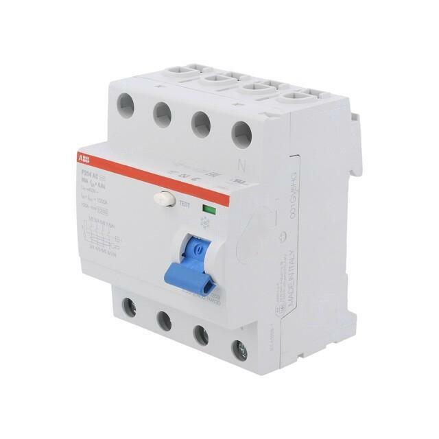 ABB RCD breaker; Inom: 63A; Ires: