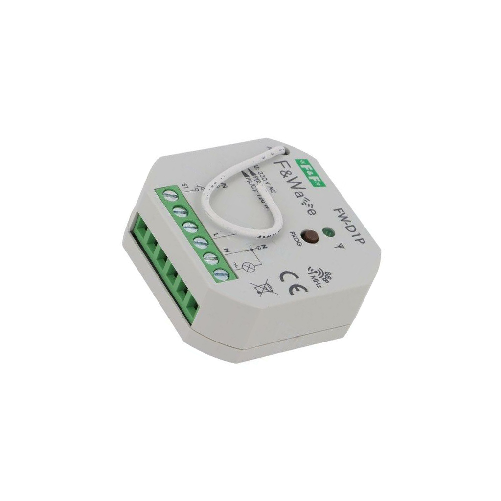 F&F Receiver dimmer switch; flush mount