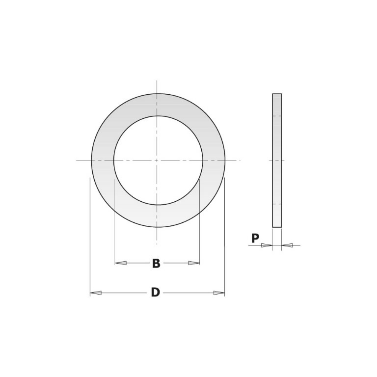 Redukcijas gredzens D=20mm B=16mm P=1,2mm