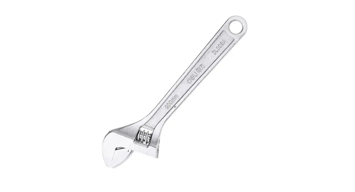 Regulējams uzgriežņu atslēga 8" Deli Tools