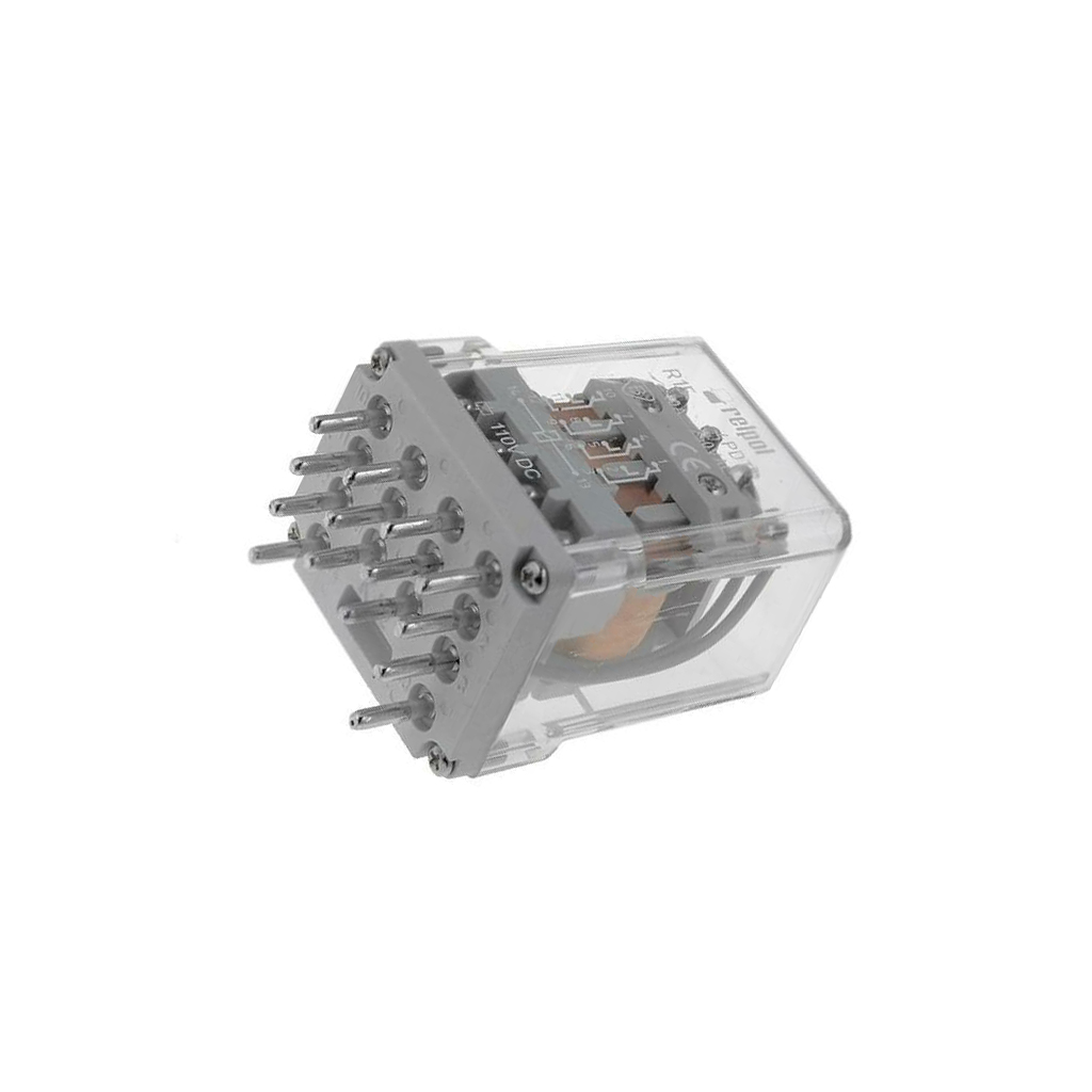 RELPOL Relay: electromagnetic; Ucoil: 110VDC; 4PDT