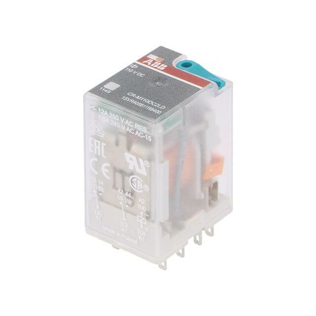 ABB Relay: electromagnetic; Ucoil: 110VDC; DPDT