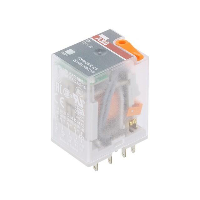 ABB Relay: electromagnetic; Ucoil: 120VAC; 4PDT