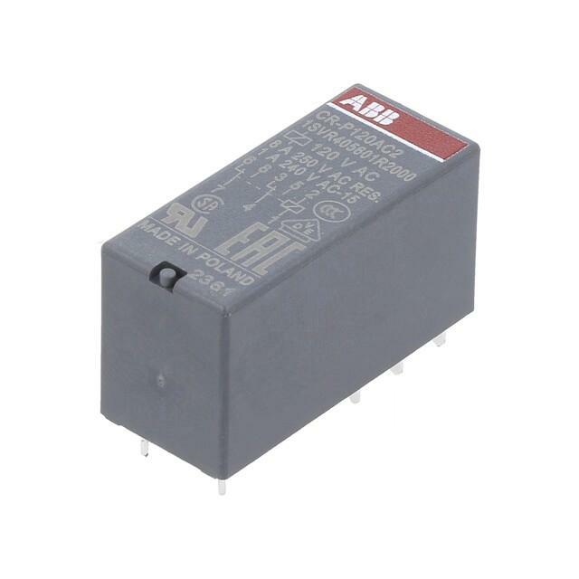 ABB Relay: electromagnetic; Ucoil: 120VAC; DPDT