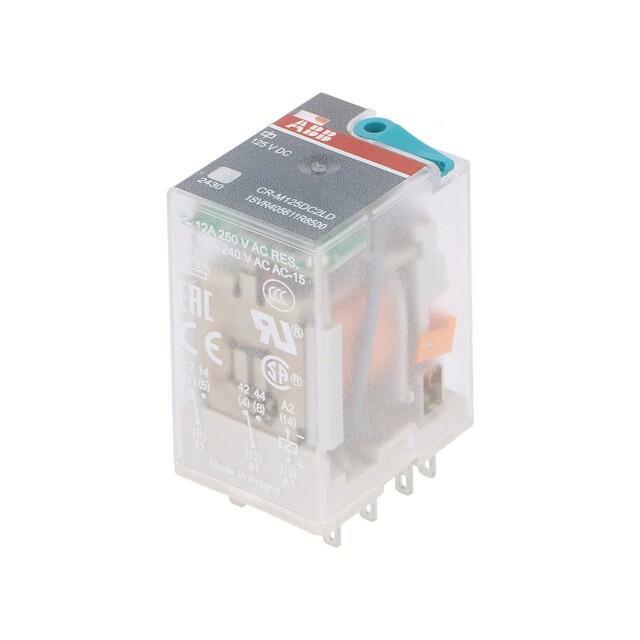 ABB Relay: electromagnetic; Ucoil: 125VDC; DPDT