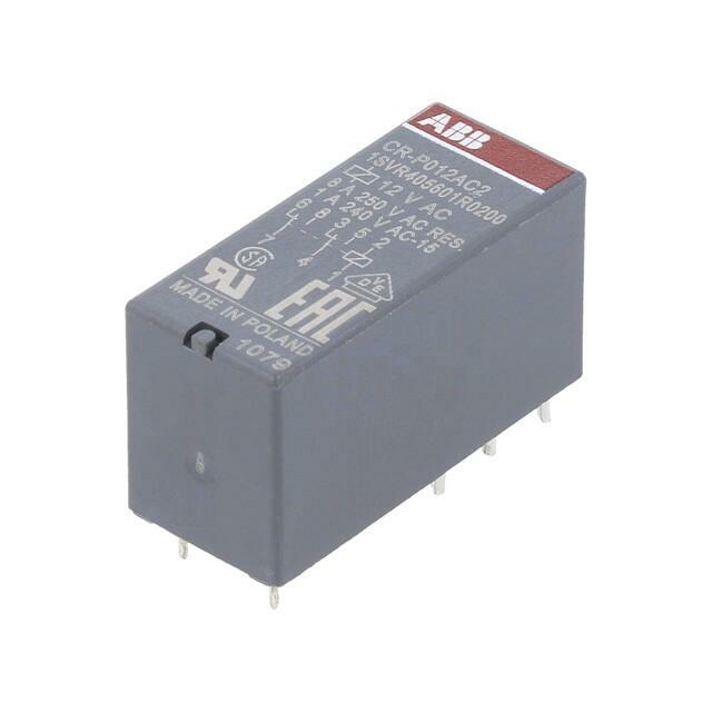 ABB Relay: electromagnetic; Ucoil: 12VAC; DPDT