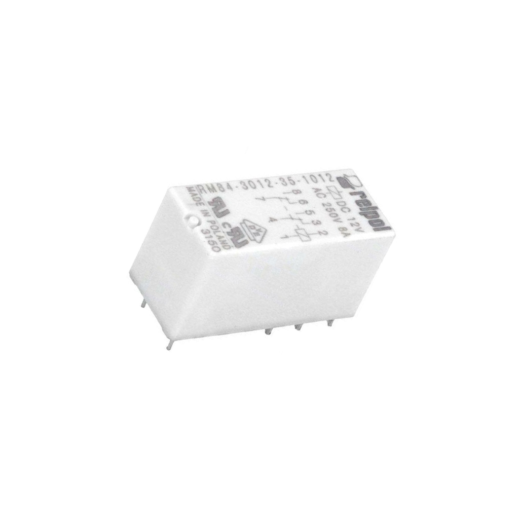 RELPOL Relay: electromagnetic; Ucoil: 12VDC; DPDT