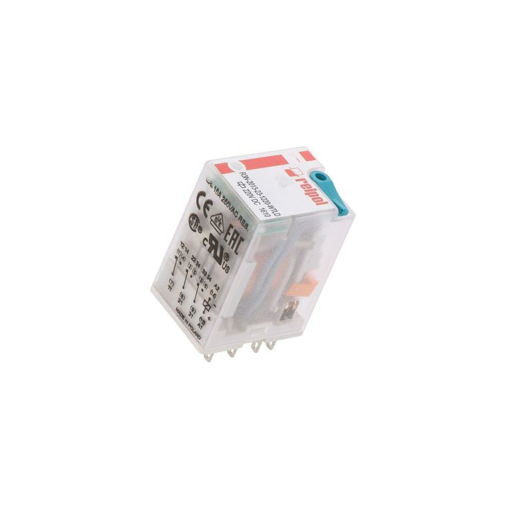 RELPOL Relay: electromagnetic; Ucoil: 220VDC; 3PDT