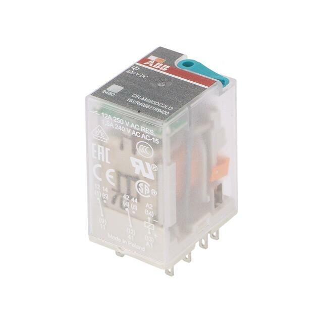 ABB Relay: electromagnetic; Ucoil: 220VDC; DPDT