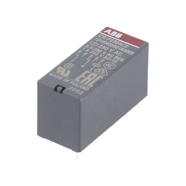 ABB Relay: electromagnetic; Ucoil: 230VAC; DPDT