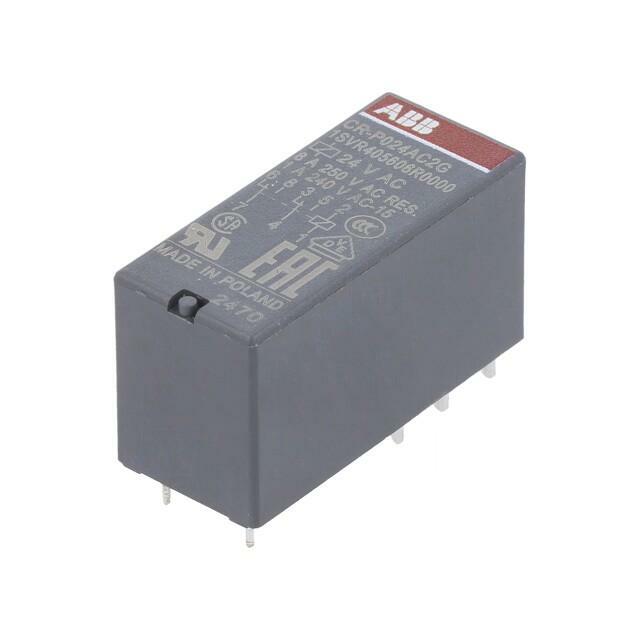 ABB Relay: electromagnetic; Ucoil: 24VAC; DPDT