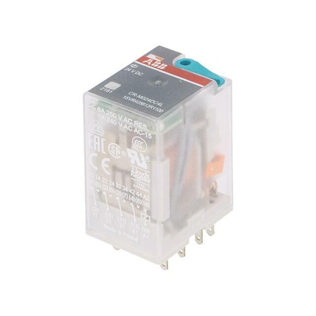 ABB Relay: electromagnetic; Ucoil: 24VDC; 4PDT