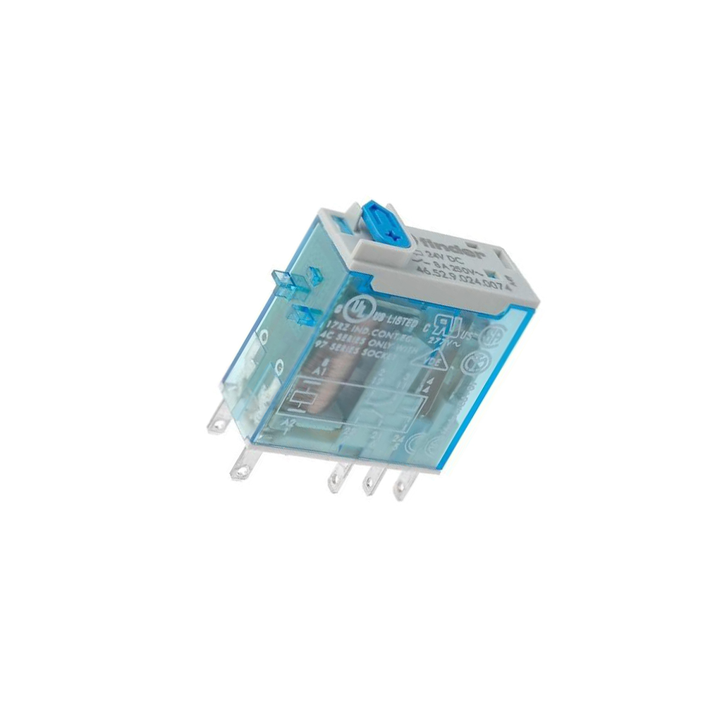 FINDER Relay: electromagnetic; Ucoil: 24VDC; DPDT