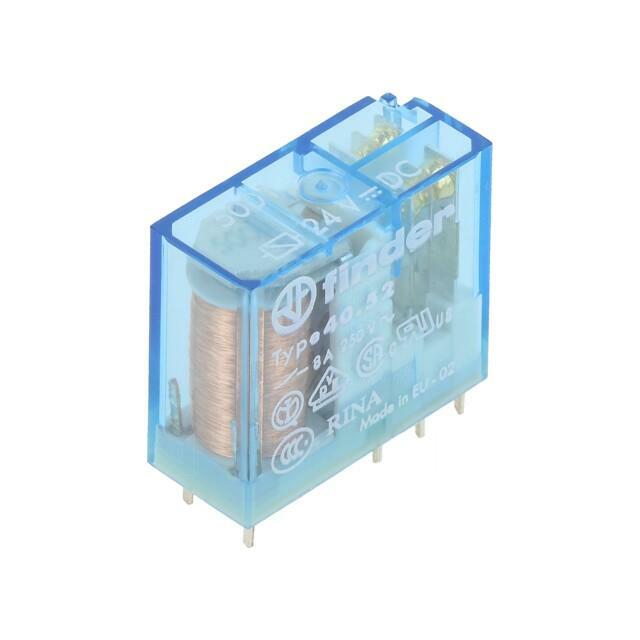FINDER Relay: electromagnetic; Ucoil: 24VDC; DPDT