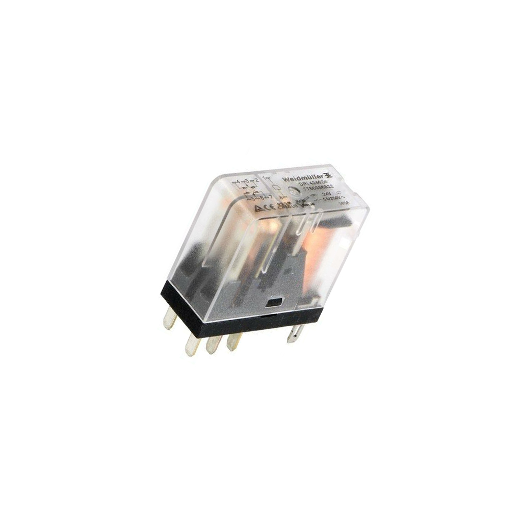 WEIDMÜLLER Relay: electromagnetic; Ucoil: 24VDC; DPDT
