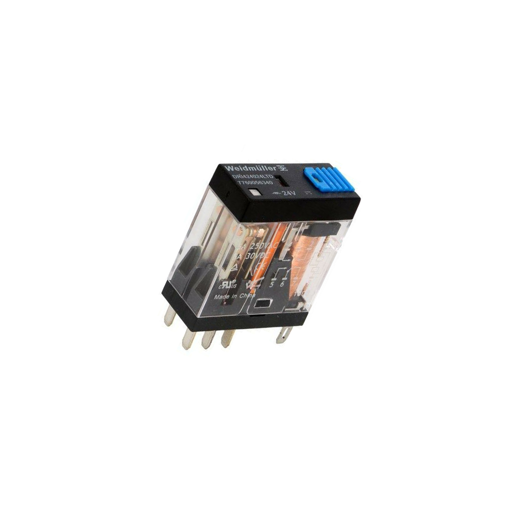 WEIDMÜLLER Relay: electromagnetic; Ucoil: 24VDC; DPDT