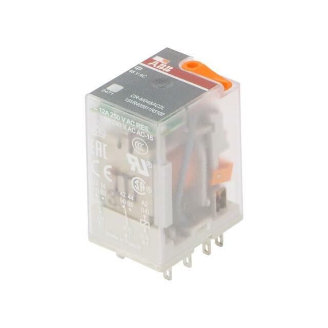 ABB Relay: electromagnetic; Ucoil: 48VAC; DPDT