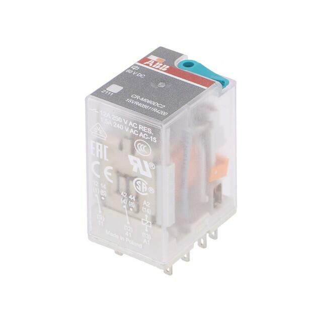 ABB Relay: electromagnetic; Ucoil: 60VDC; DPDT
