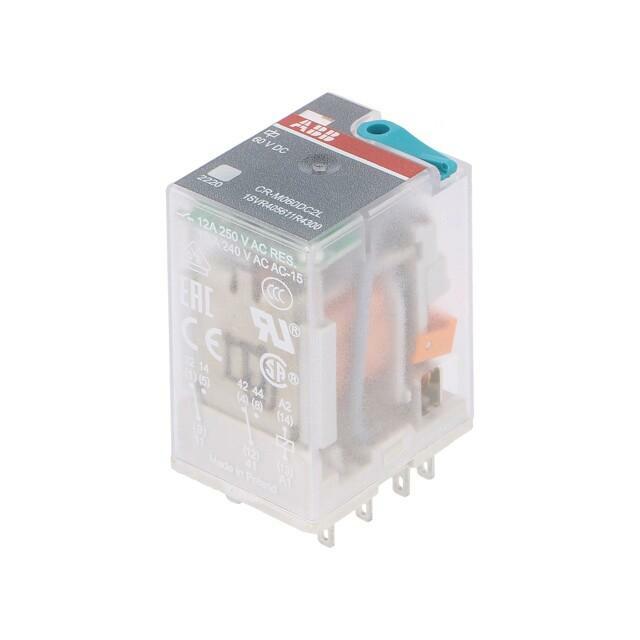 ABB Relay: electromagnetic; Ucoil: 60VDC; DPDT