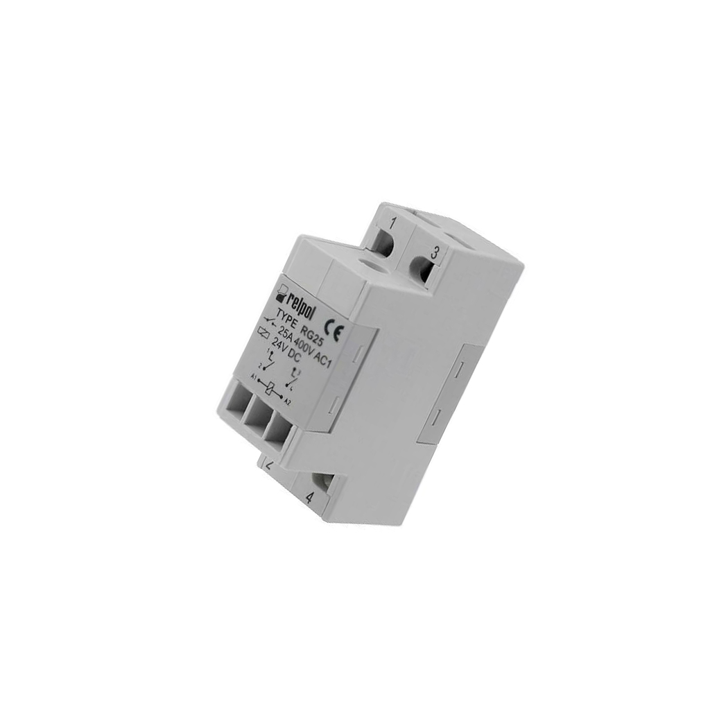 RELPOL Relay:electromagnetic;DPST-NO;Ucoil:24VDC;25A/400V AC