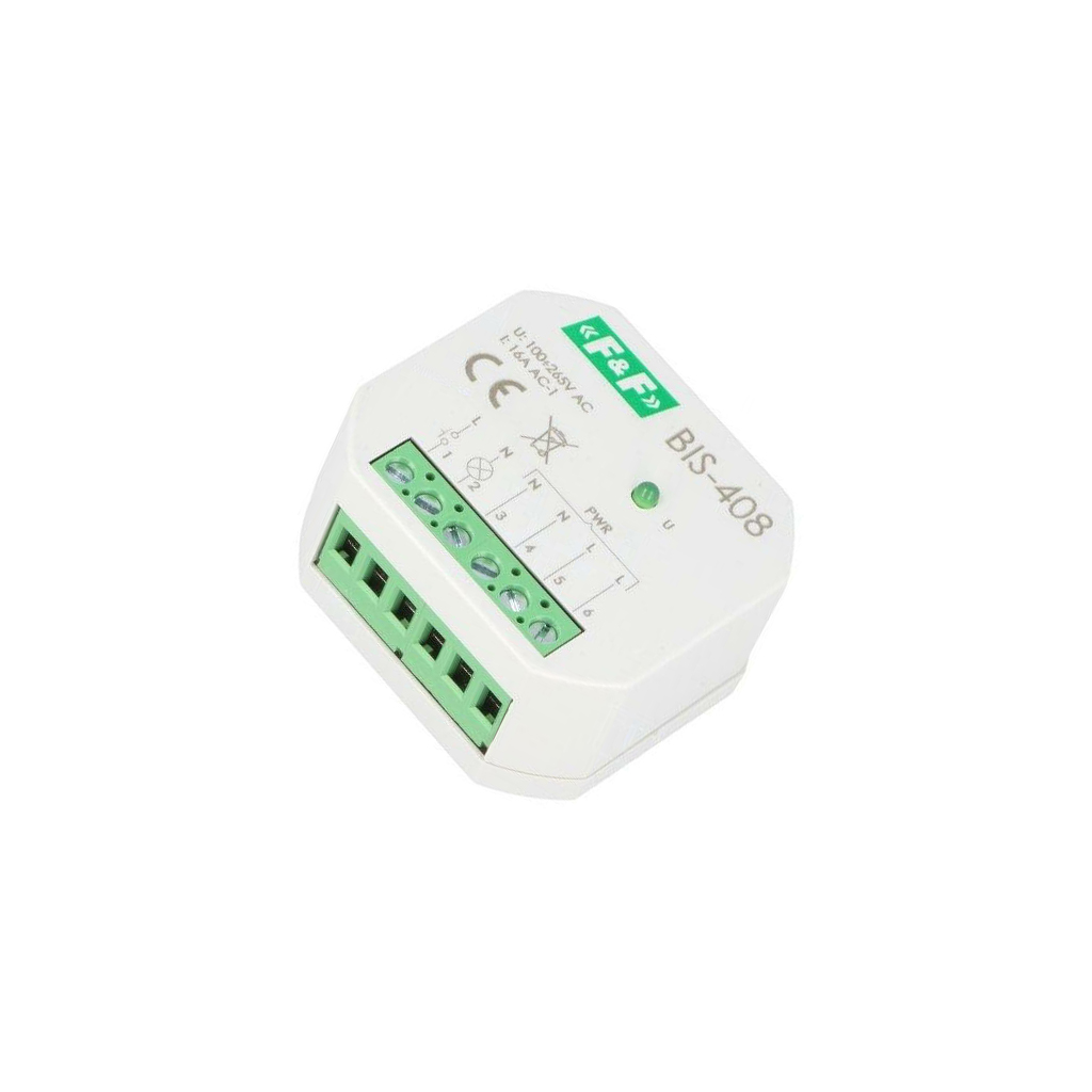 F&F Relay: installation; bistable,impulse; NO