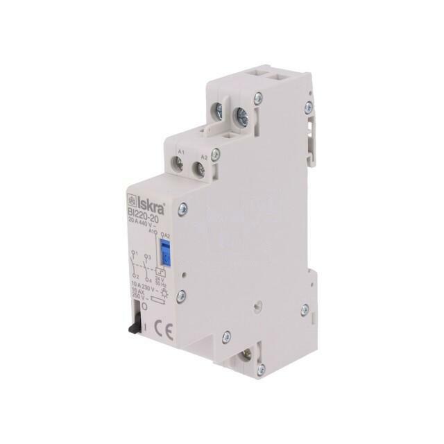ISKRA Relay: installation; bistable,impulse; NO