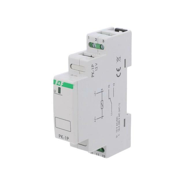 F&F Relay: installation; impulse; SPDT; Ucoil: