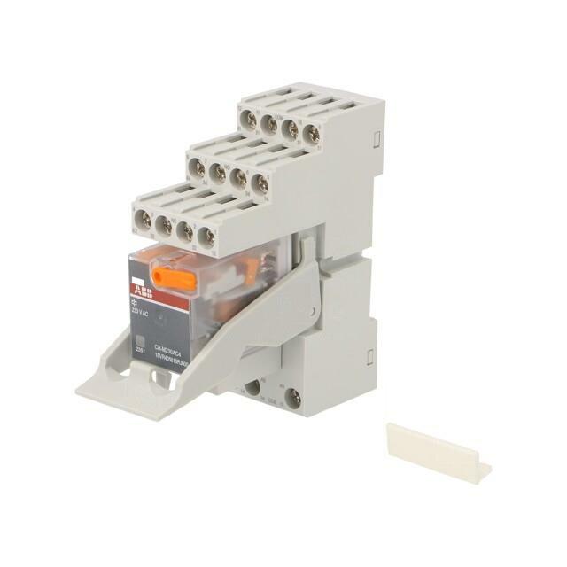 ABB Relay: interface; Ucoil: 230VAC; 4PDT